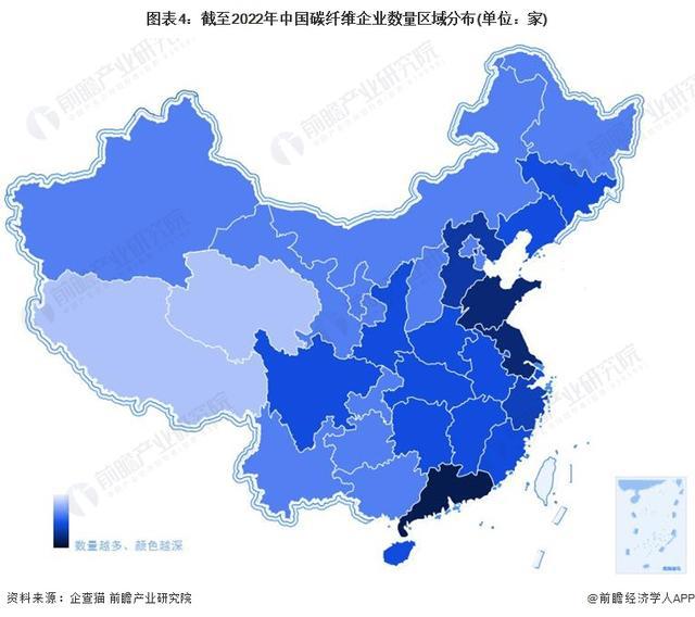 「前瞻分析」2024-2029年中国碳纤维企业大数据分析开云体育(图6)