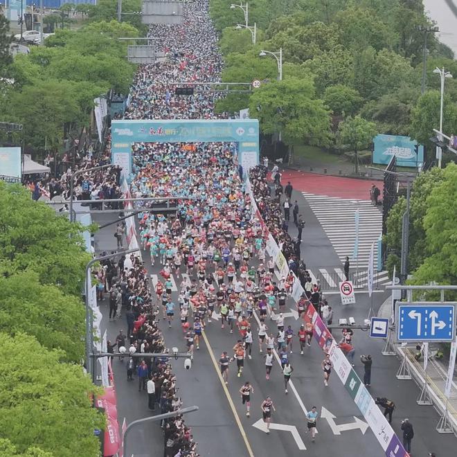 大数据揭秘！慈溪半程马拉松人群热力变化(图3)