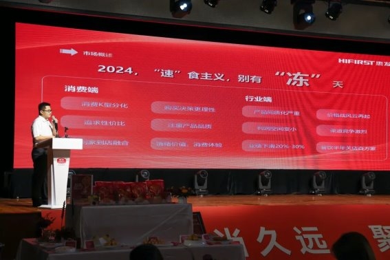 重磅惠发食品召开2024新品发布会暨战略客户数字化赋能研讨会(图2)